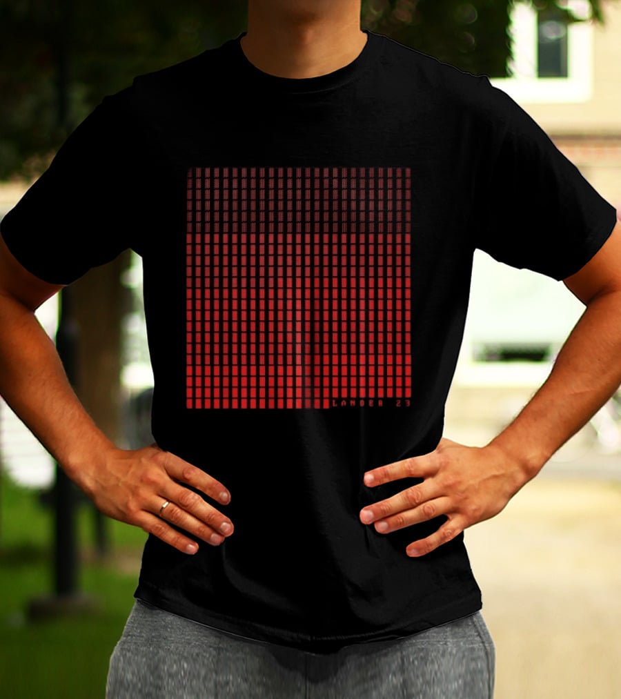 Punchdrunk Lander 23 Pulse Gradient Grid T-Shirt