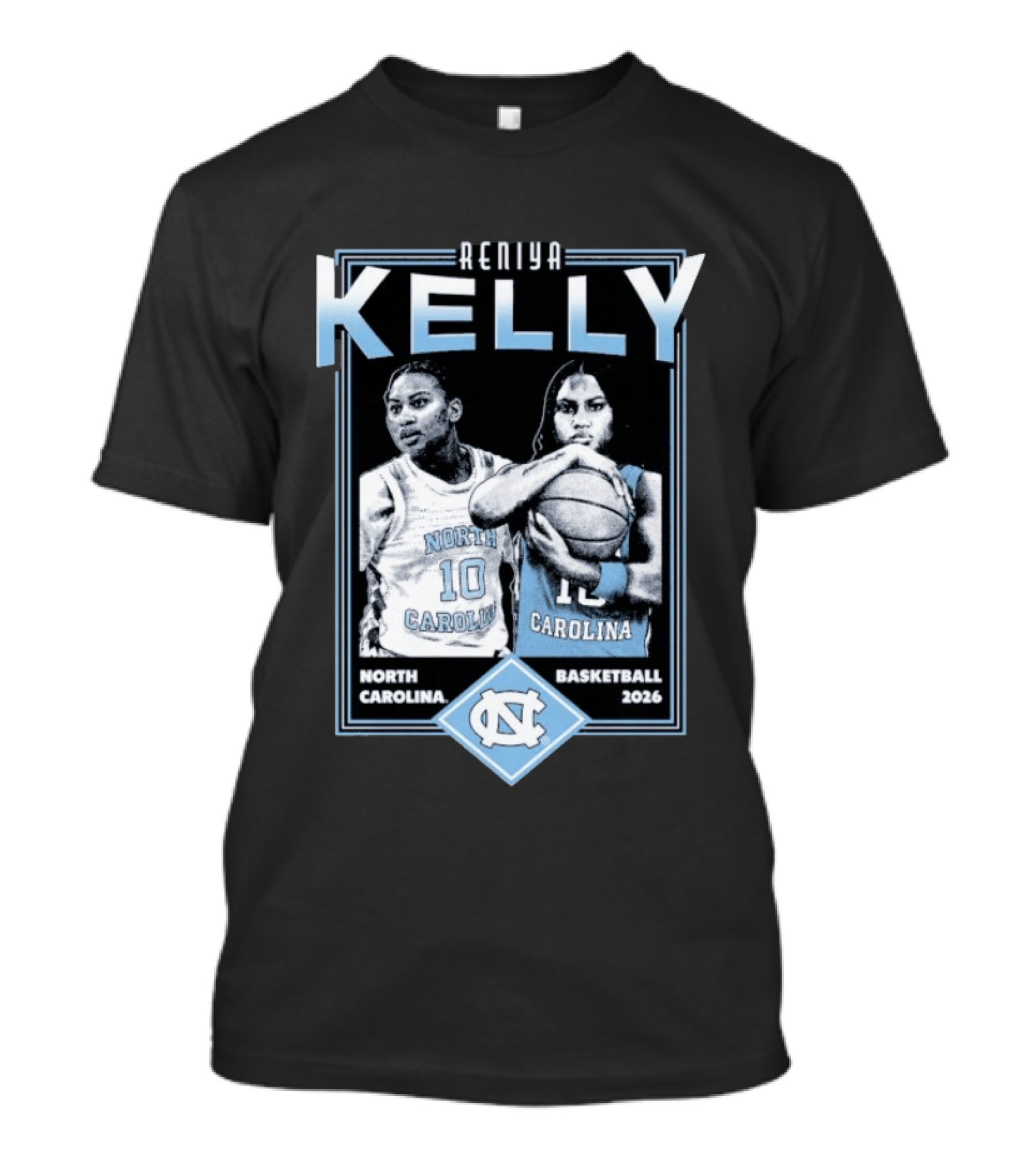 Reniya Kelly UNC North Carolina Tar Heels Basketball 2026 T-Shirt