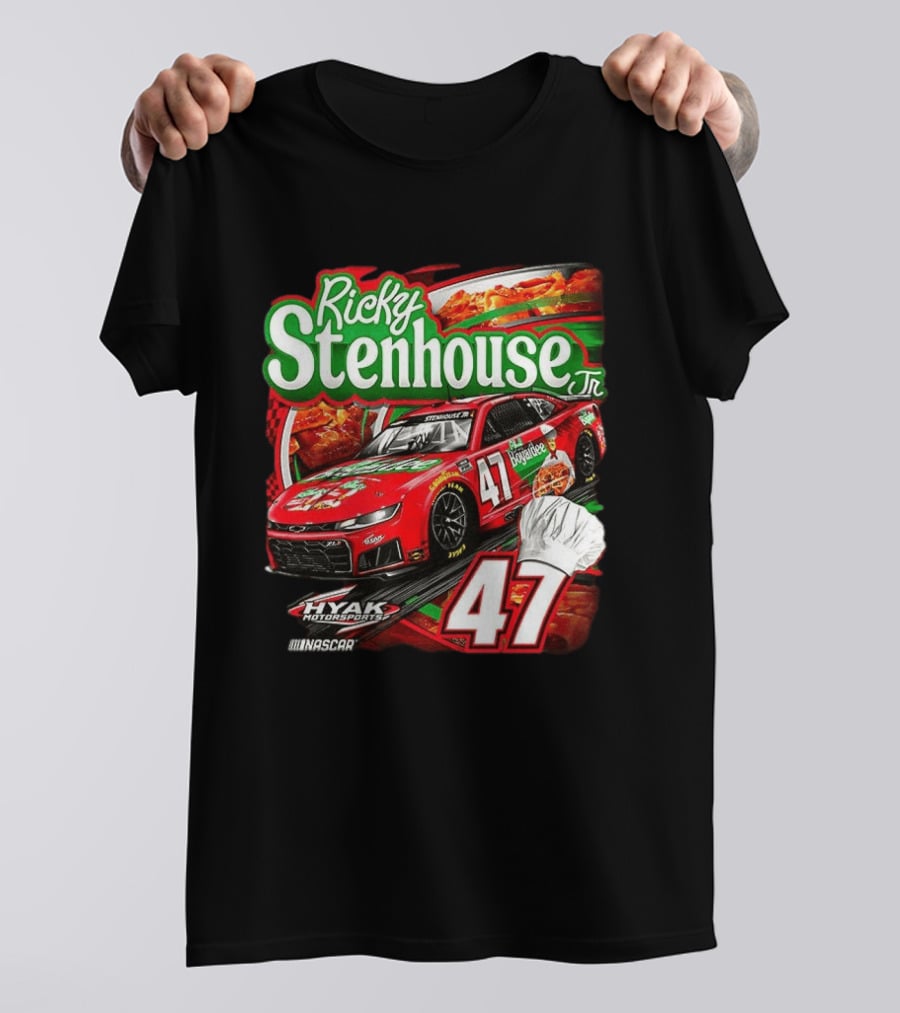 Ricky Stenhouse Jr NASCAR 47 Hyak Motorsports Racing Car T-Shirt