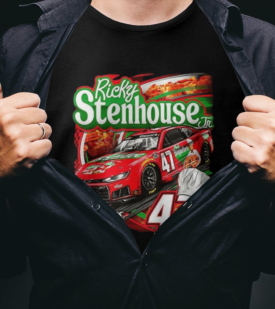 Ricky Stenhouse Jr NASCAR 47 Hyak Motorsports Racing Car T-Shirt