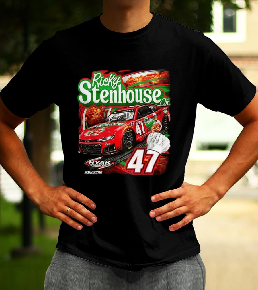 Ricky Stenhouse Jr NASCAR 47 Hyak Motorsports Racing Car T-Shirt