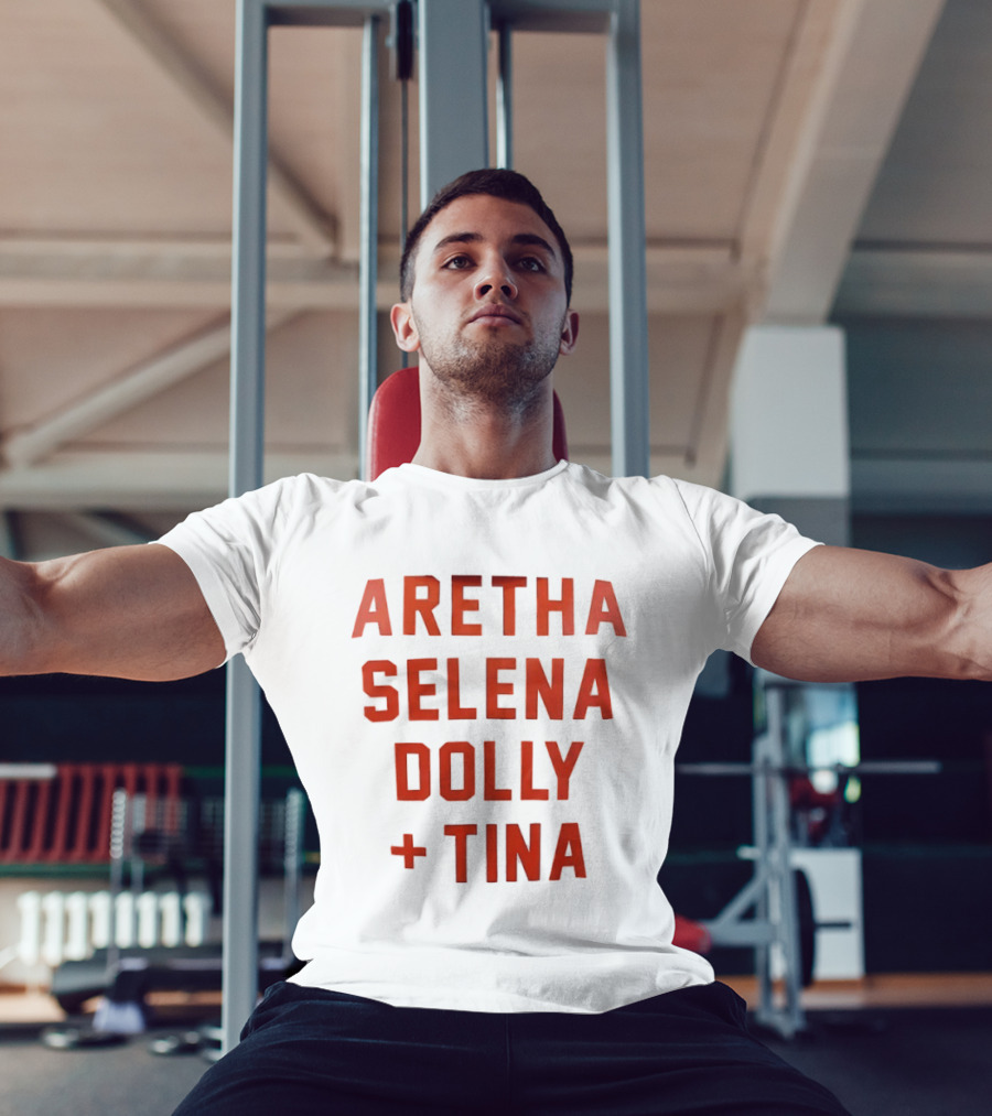 Aretha Selena Dolly Tina Iconic Music Legends T-Shirt