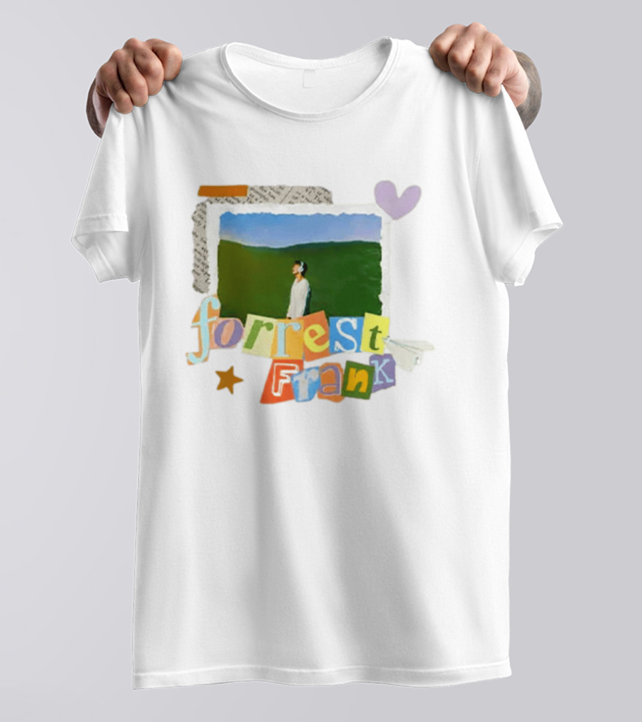 Forrest Frank Collage Style Pastel Colors With Nature T-Shirt