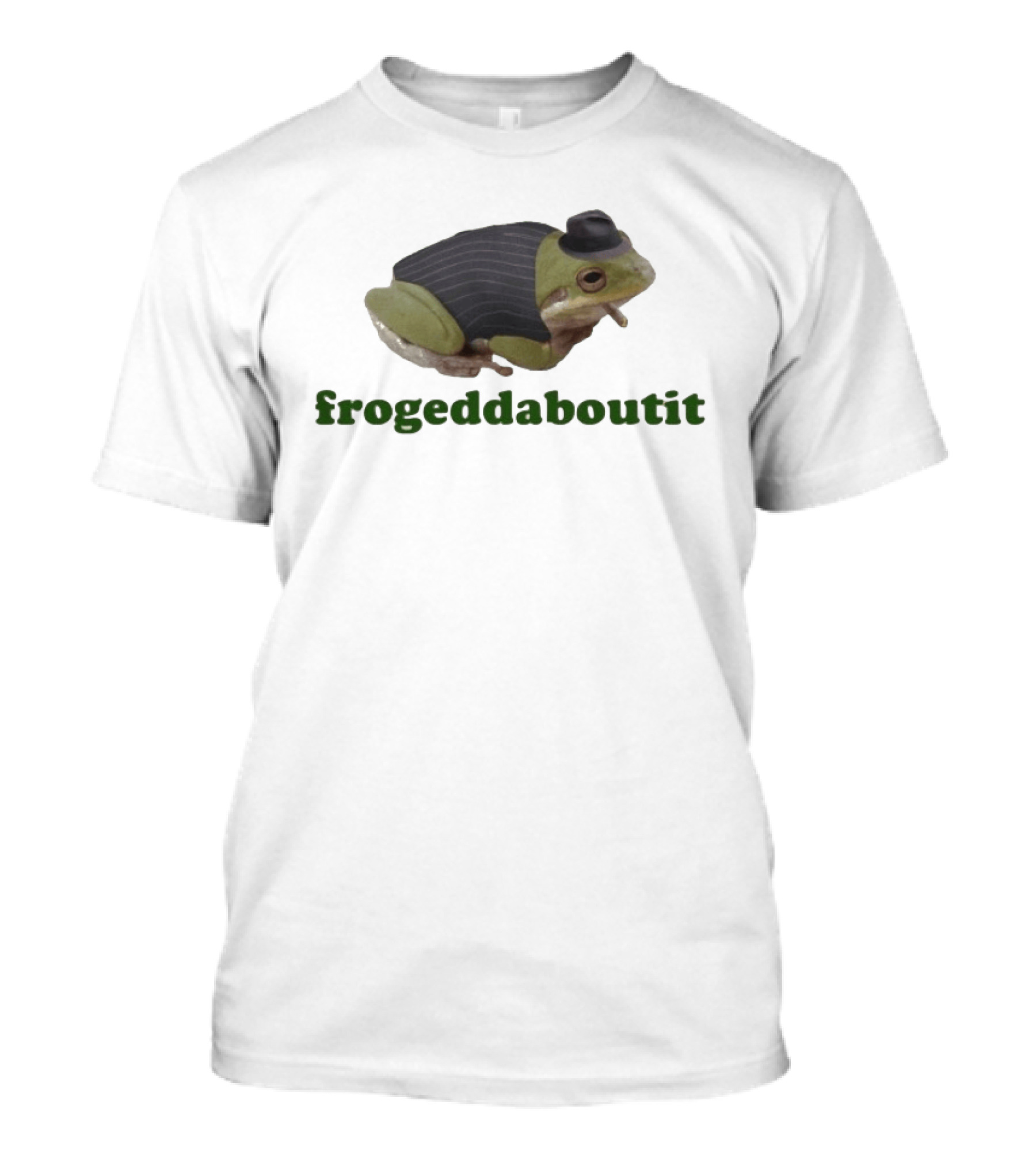 Frogeddaboutit Frog In Suit And Hat T-Shirt
