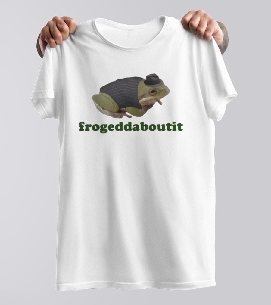 Frogeddaboutit Frog In Suit And Hat T-Shirt