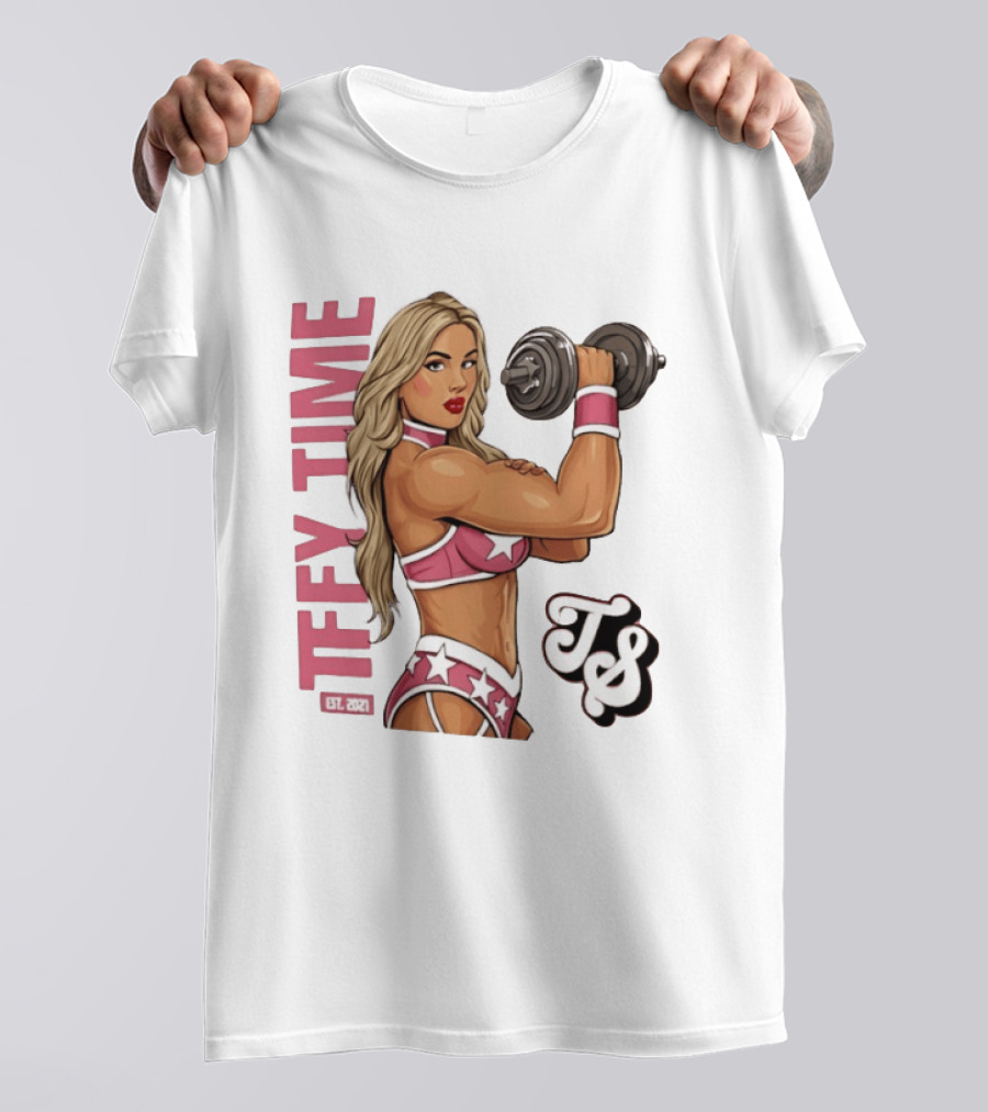 Tiffy Time Tiffany Stratton TS EST 2021 Stars Fitness T-Shirt