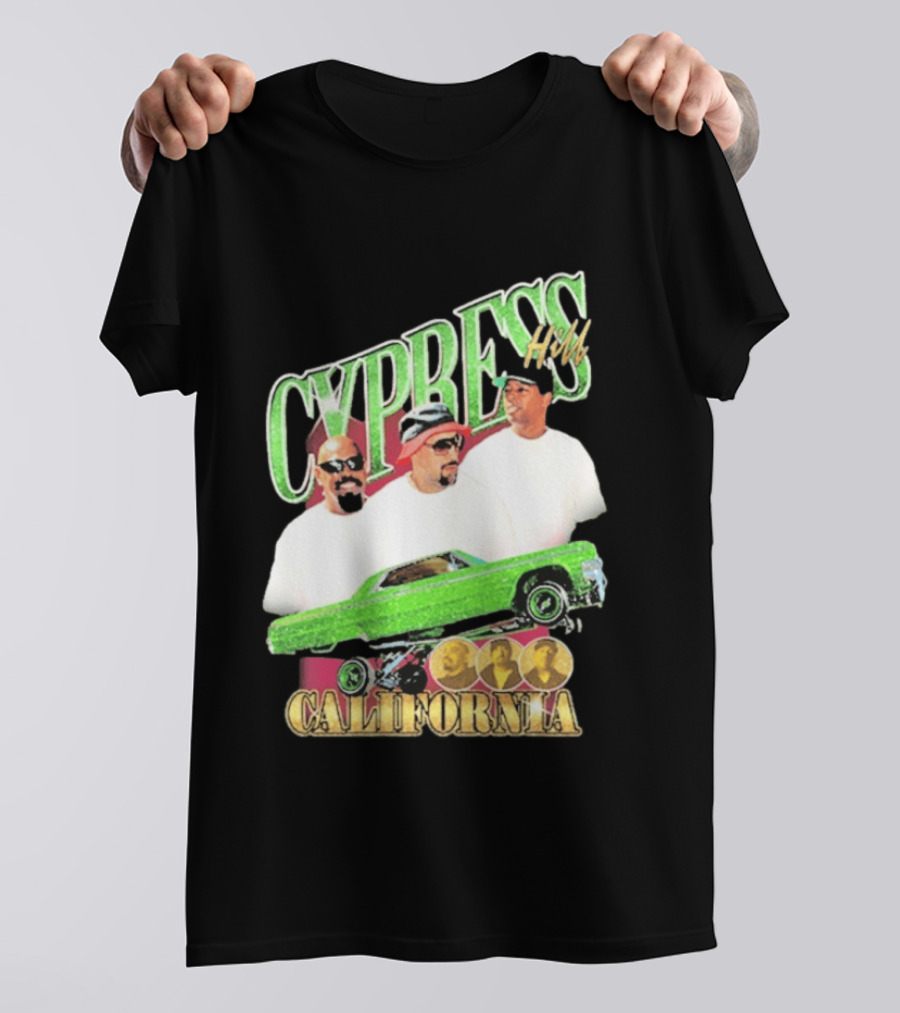 Cypress Hill California Lowrider Urban Style Hip Hop T-Shirt