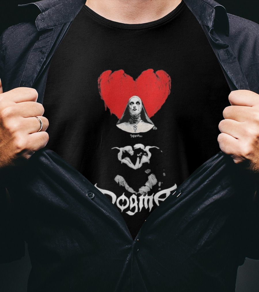 Dogma Nun Heart Valentine's Day T-Shirt