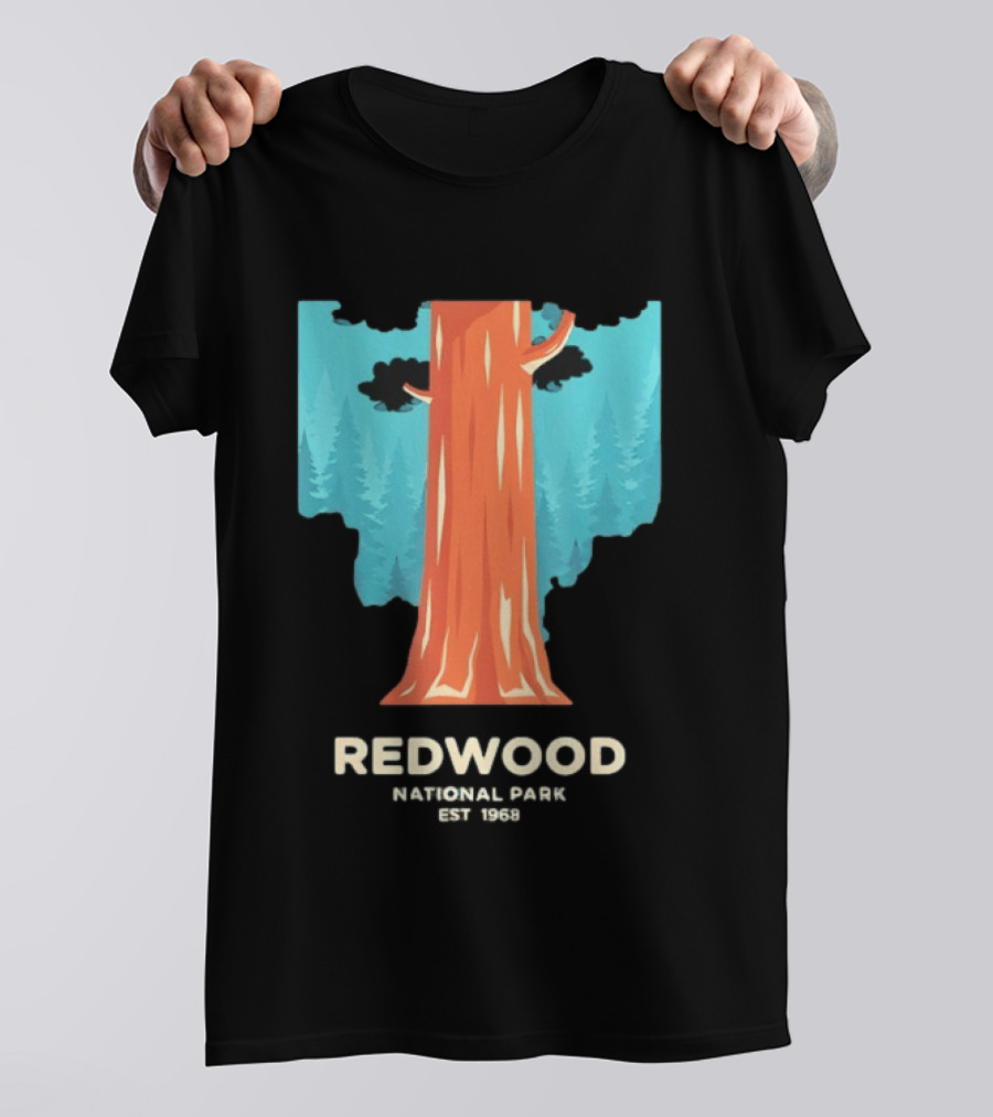 Redwood National Park Est 1968 Tree T-Shirt