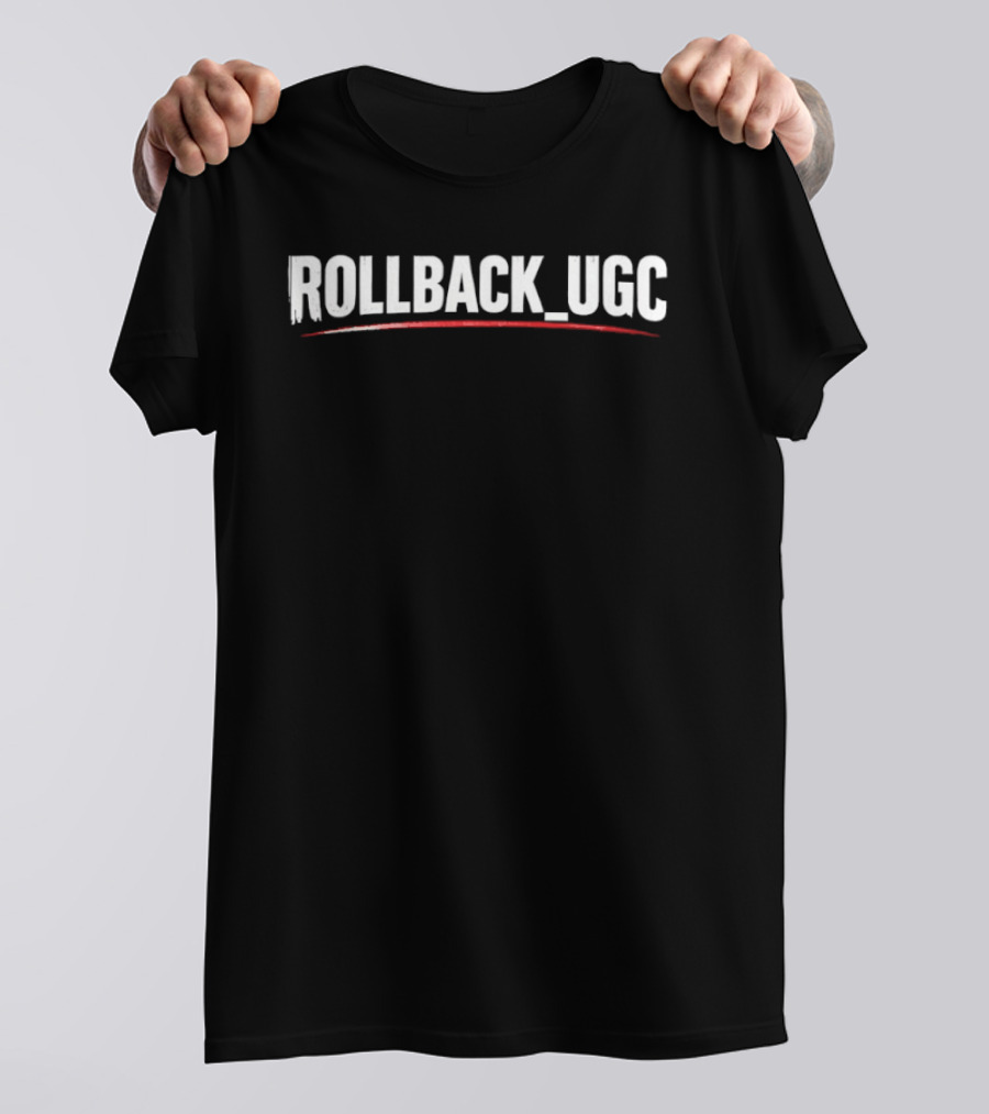 ROLLBACK UGC Gaming Community Fan Gear T-Shirt