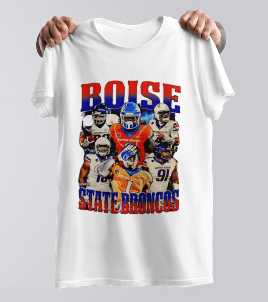 Boise State Broncos Football Legends Players T-Shirt