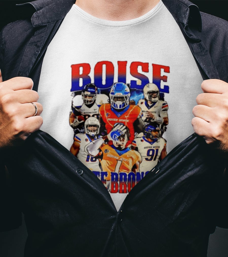 Boise State Broncos Football Legends Players T-Shirt