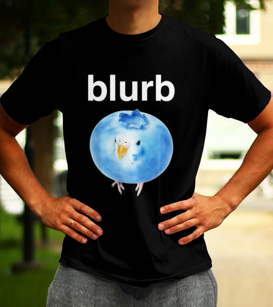 Blurb Bluebird Blueberry Fusion T-Shirt