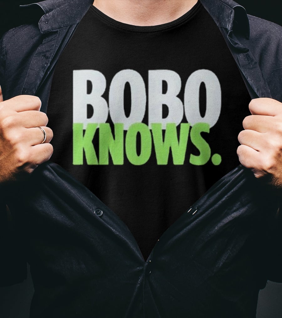 Bobo Knows Seattle Football Seahawks Fan Gear T-Shirt