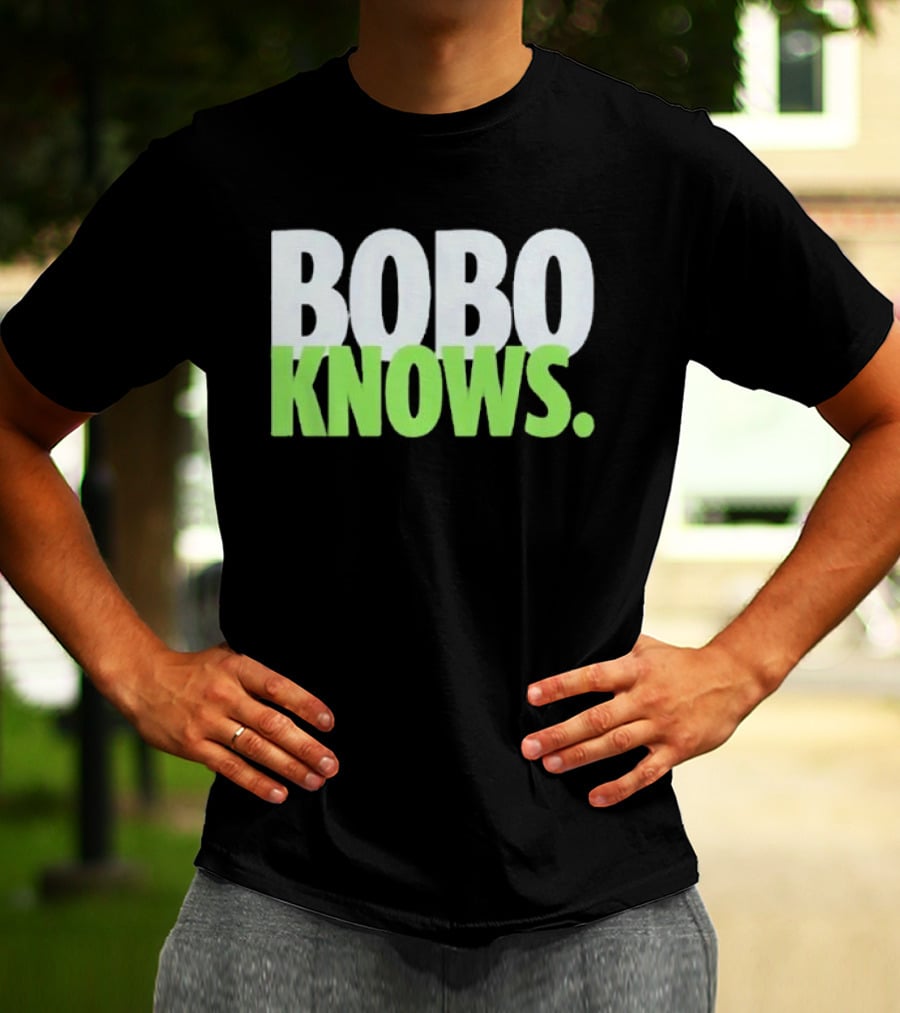 Bobo Knows Seattle Football Seahawks Fan Gear T-Shirt