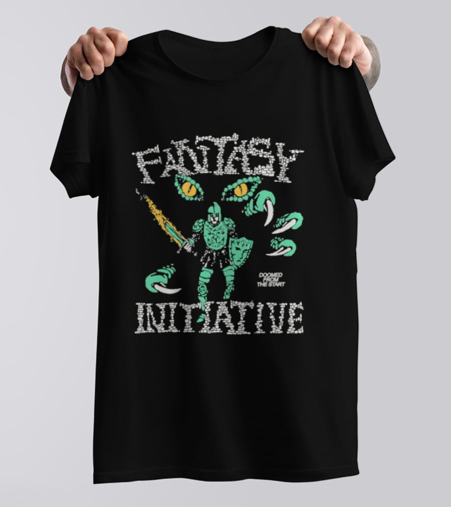 Fantasy Initiative Doomed From The Start Monster Knight Adventure T-Shirt