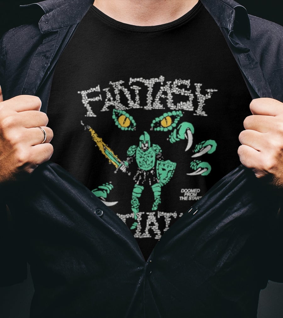 Fantasy Initiative Doomed From The Start Monster Knight Adventure T-Shirt