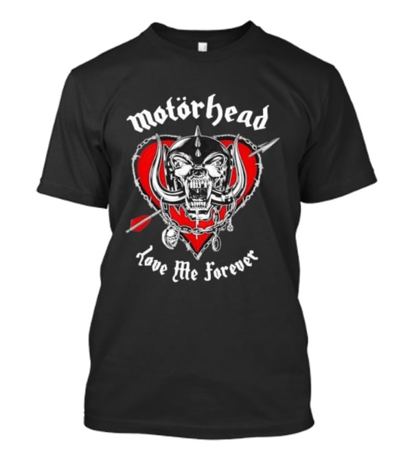 Motörhead Love Me Forever Heart Snaggletooth T-Shirt