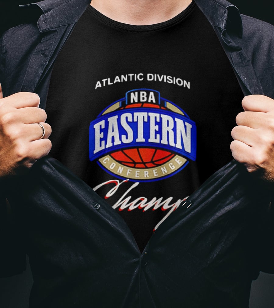 Philadelphia 76ers Allen Iverson 2026 Atlantic Division NBA Eastern Conference Champs T-Shirt