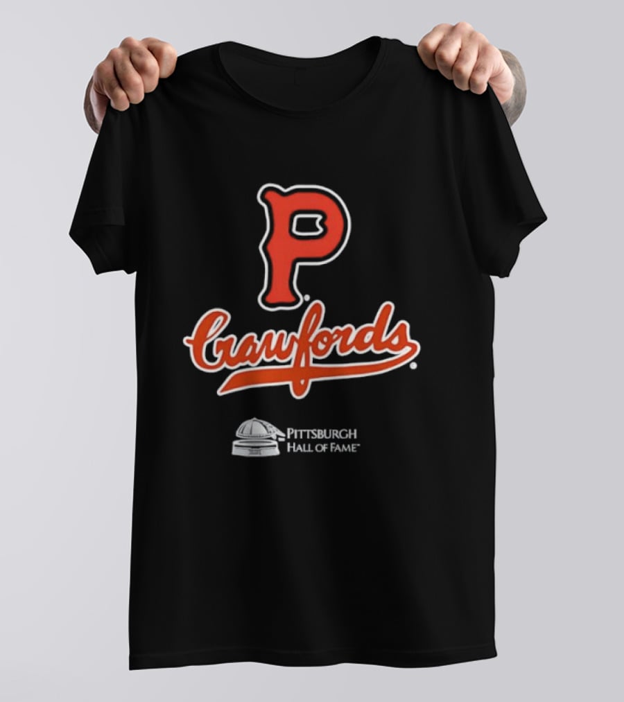 Pittsburgh Crawfords P Hall Of Fame Baseball Team T-Shirt