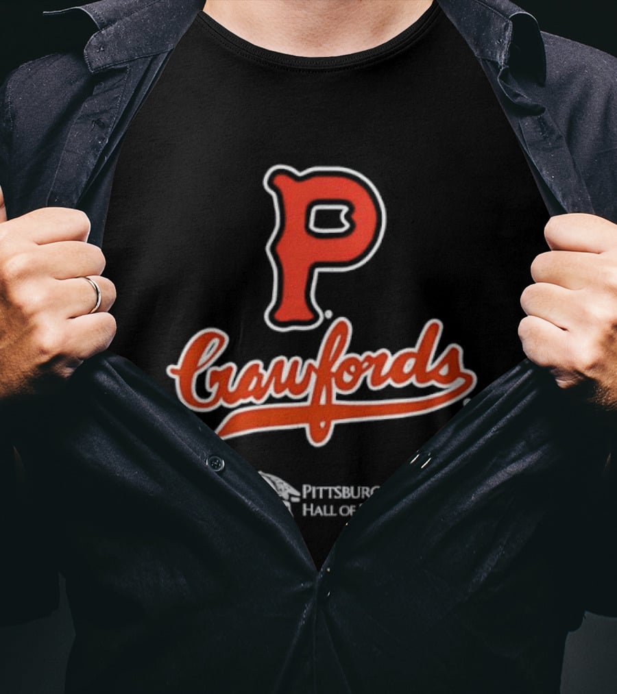 Pittsburgh Crawfords P Hall Of Fame Baseball Team T-Shirt