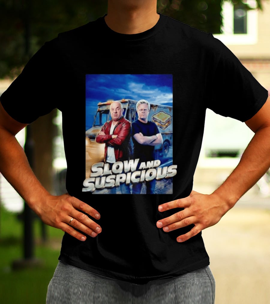 Slow And Suspicious Food Truck Crossover Duo T-Shirt