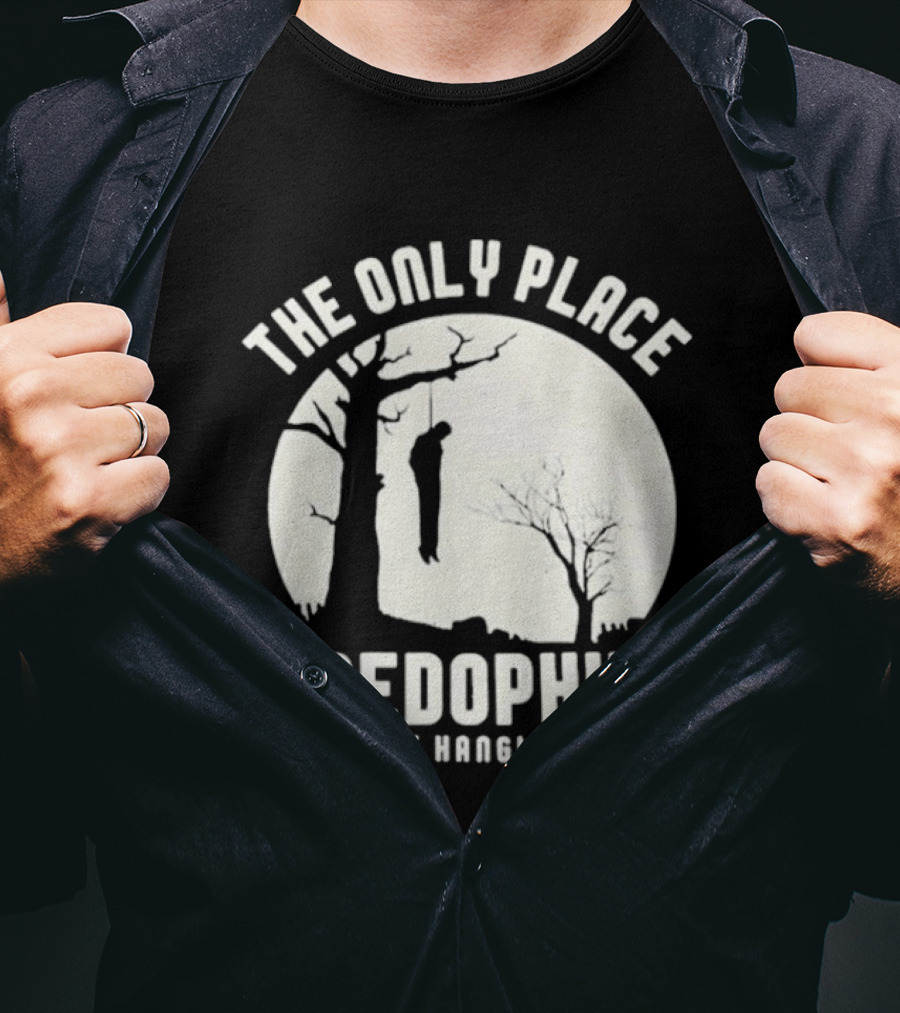 The Only Place A Pedophile Should Be Haging Around T-Shirt