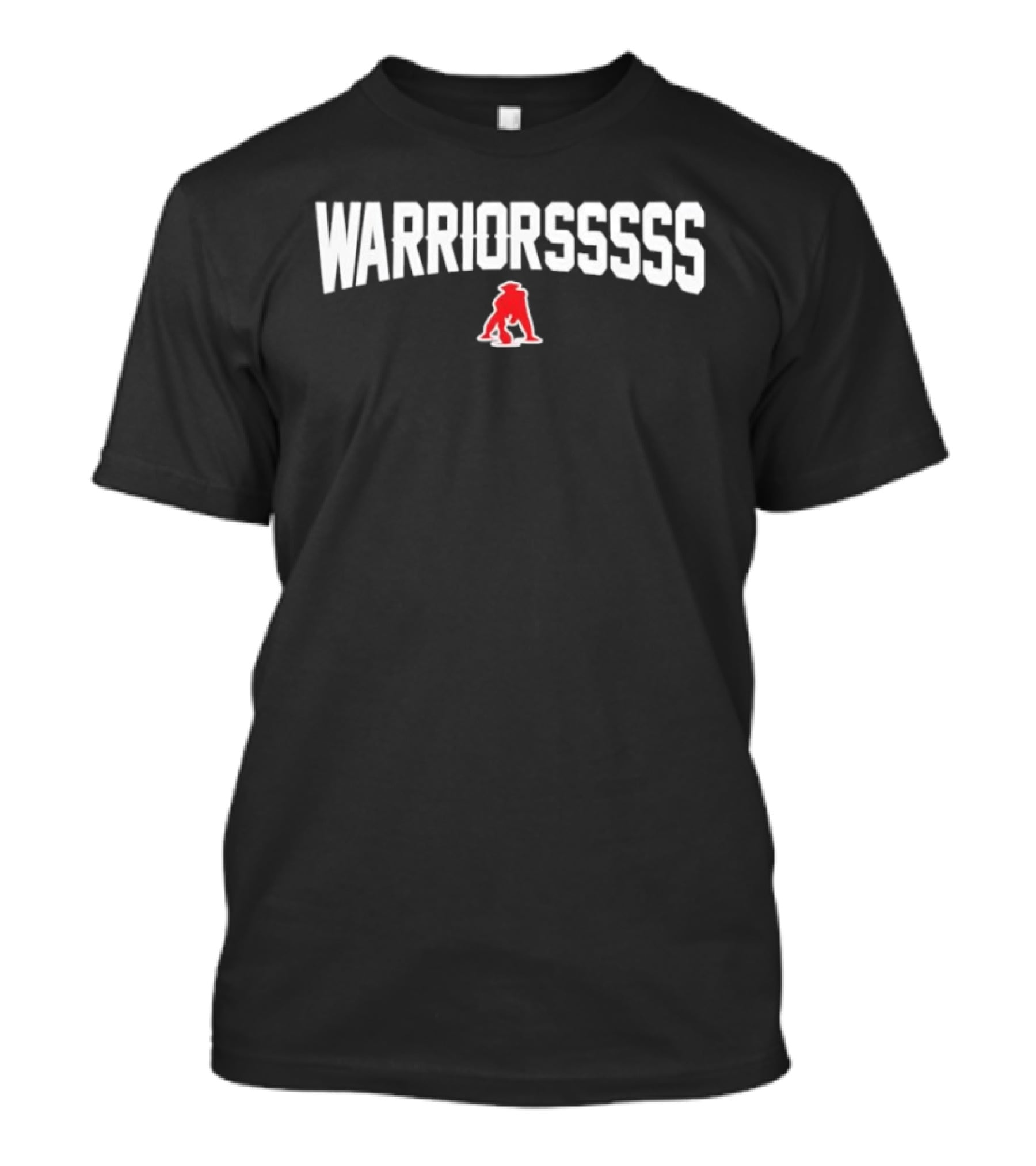 WARRIORSSSSS NE Patriot Red T-Shirt