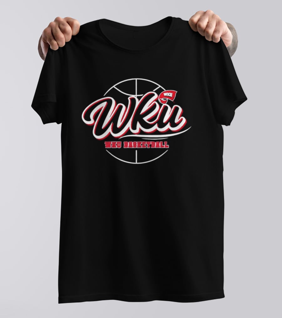 WKU Basketball Valentine's Day Pink WKU Basketball T-Shirt
