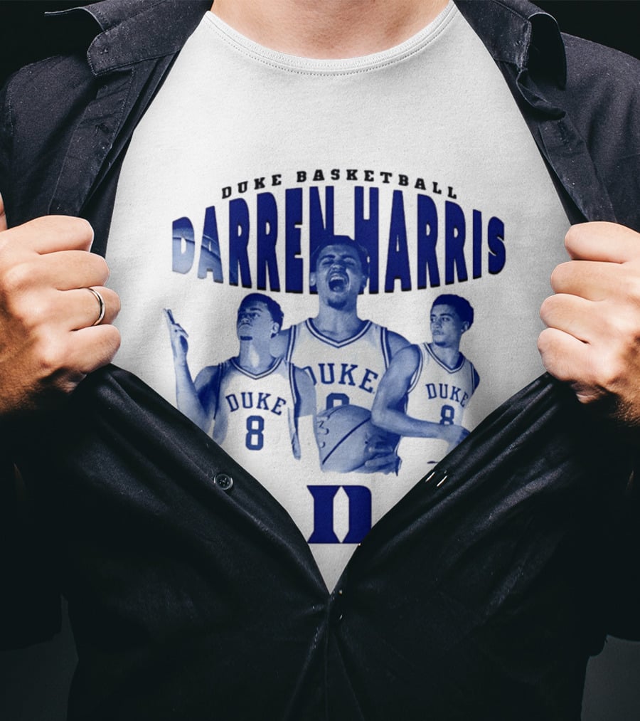 Duke Basketball Darren Harris 8 T-Shirt