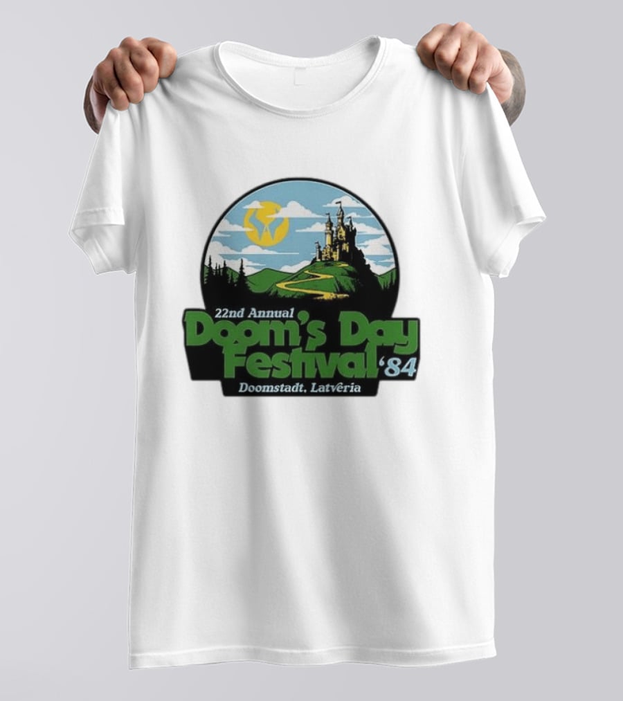 22nd Annual Doom's Day Festival '84 Doomstadt Latveria Event T-Shirt