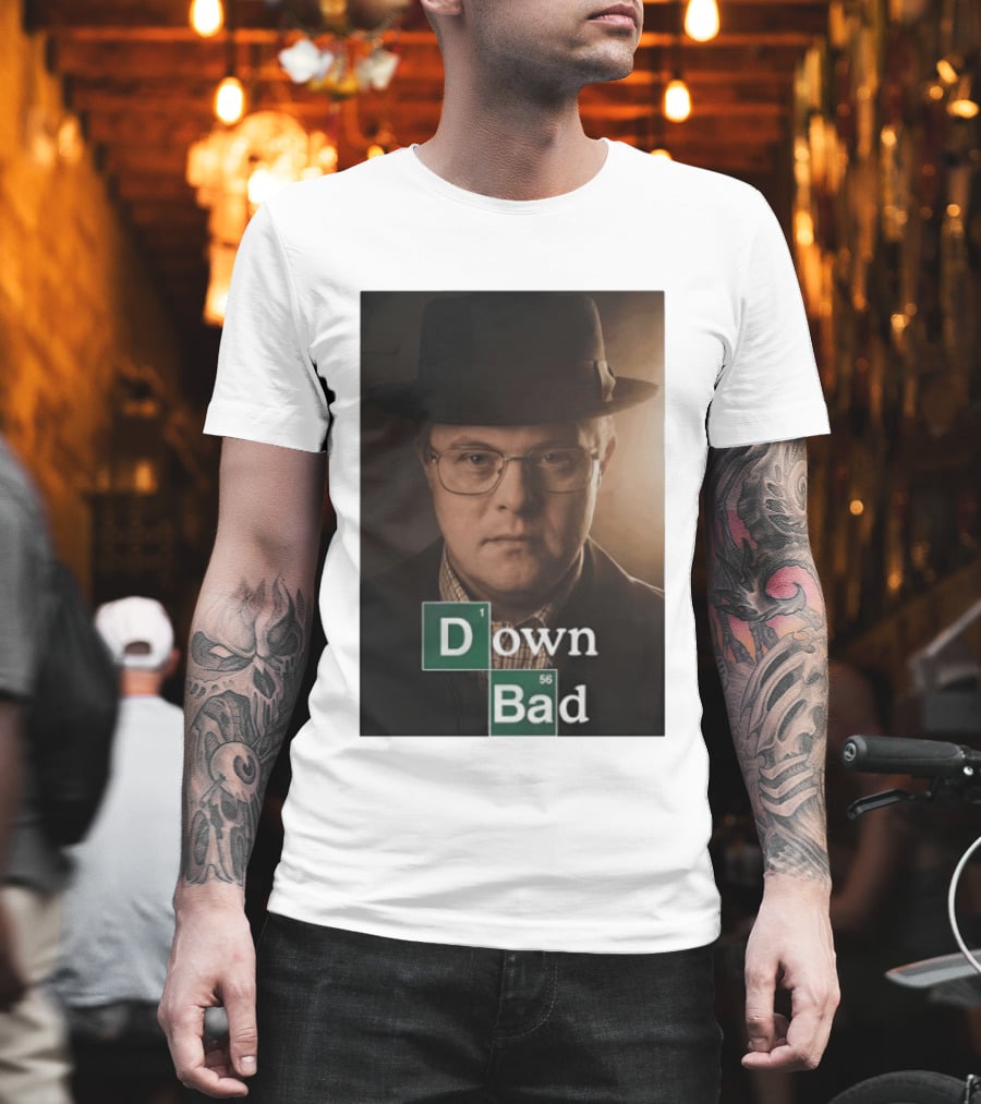 Down Bad Walter Chemistry Parody Breaking Series T-Shirt