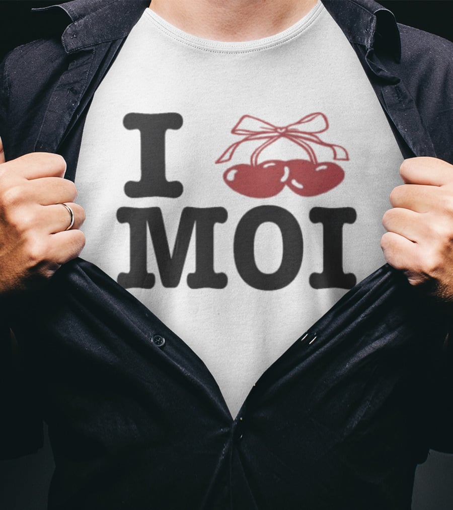 I Love Moi Cherry Bow Millie Bobby Brown T-Shirt