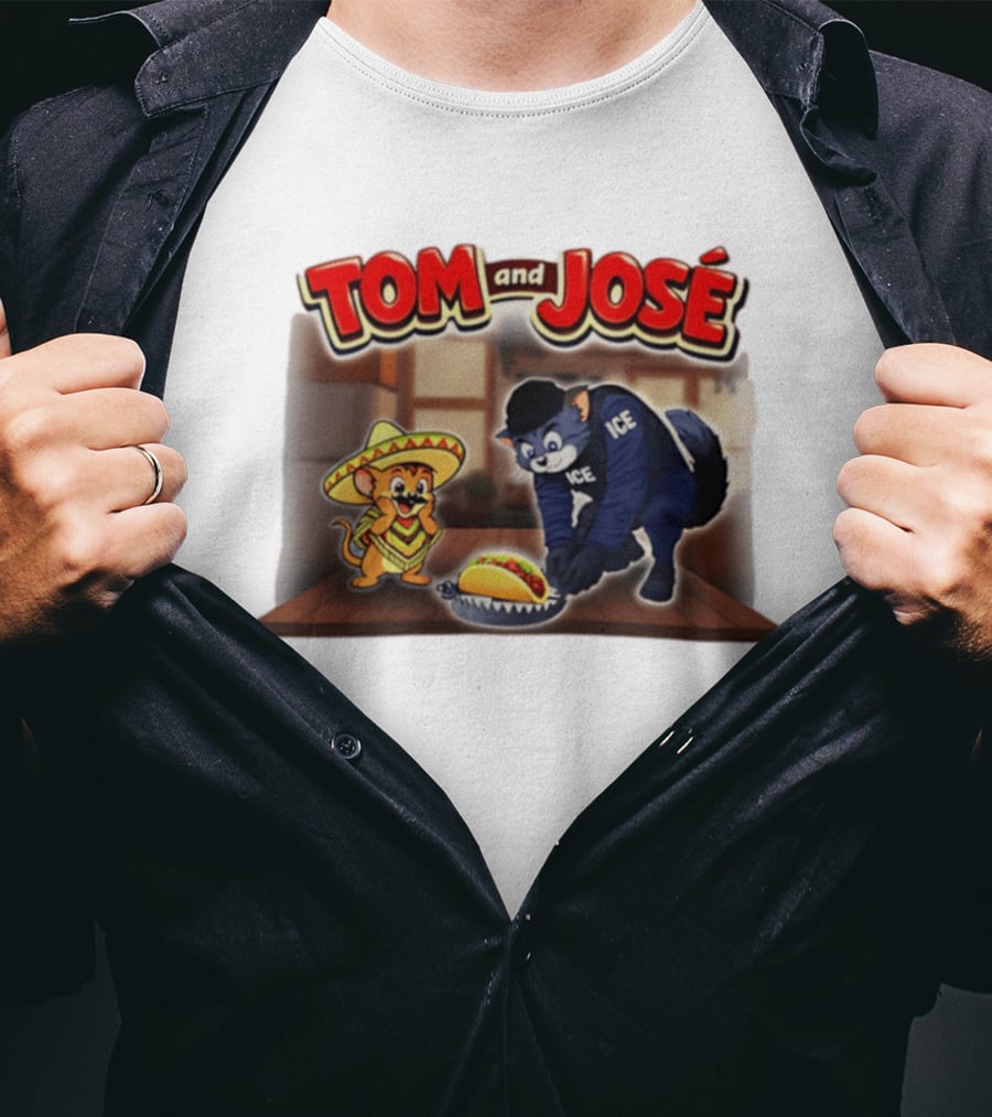 Tom And José Taco Humor Ice T-Shirt