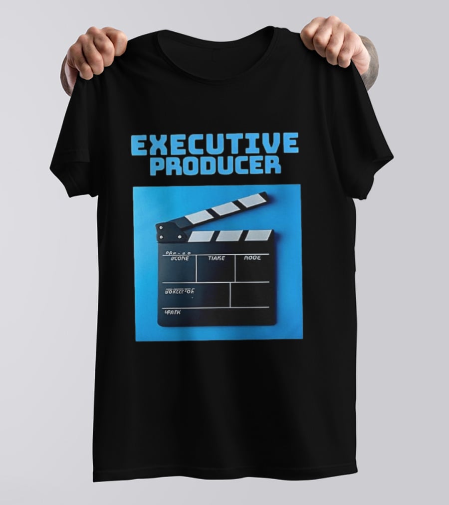 Executive Producer Clapper Board Iconic Movie Director T-Shirt