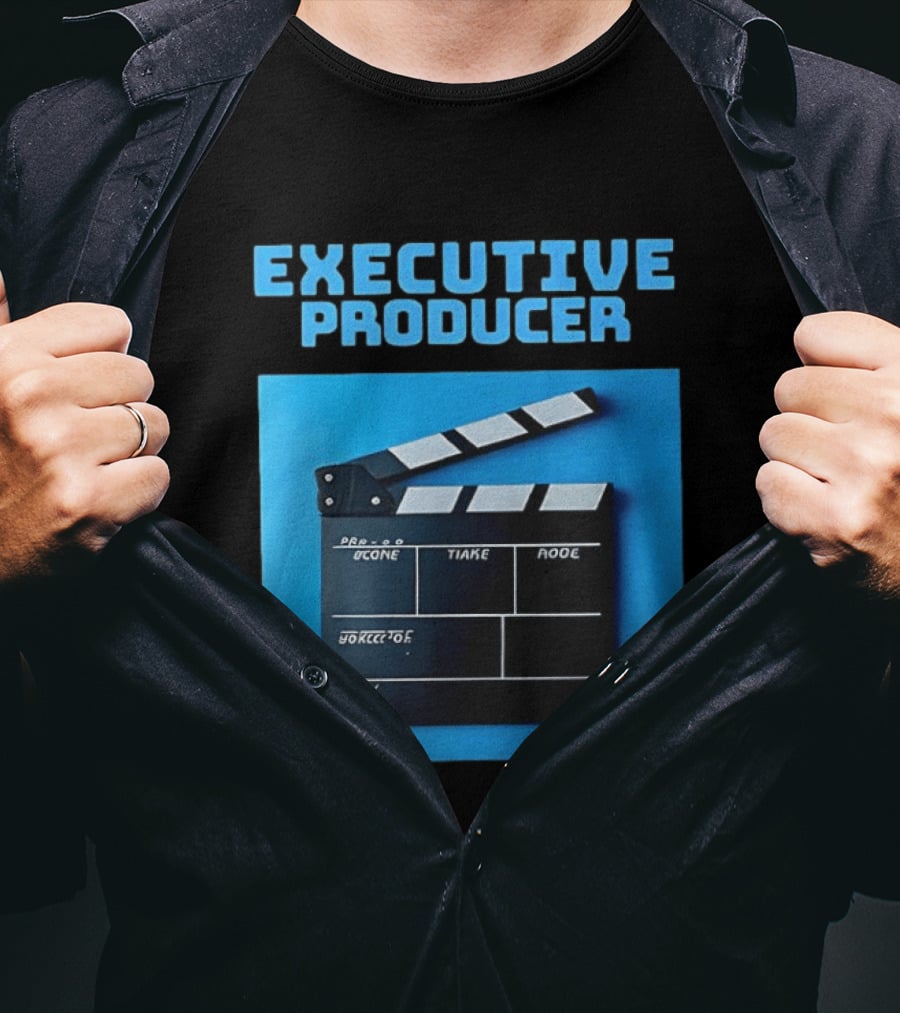 Executive Producer Clapper Board Iconic Movie Director T-Shirt