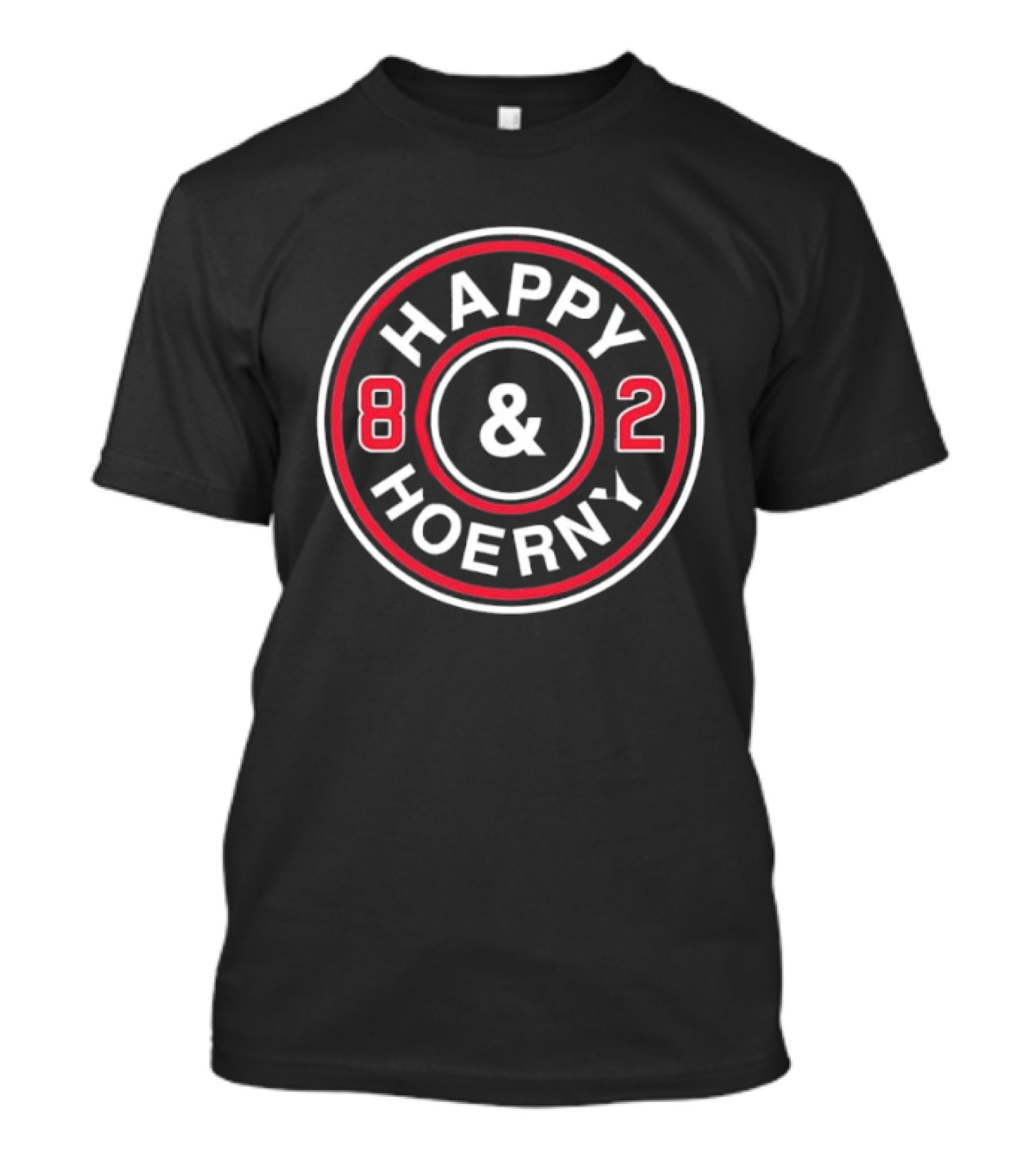 Happy Hoerny 82 Vintage Sports Inspired Circle T-Shirt