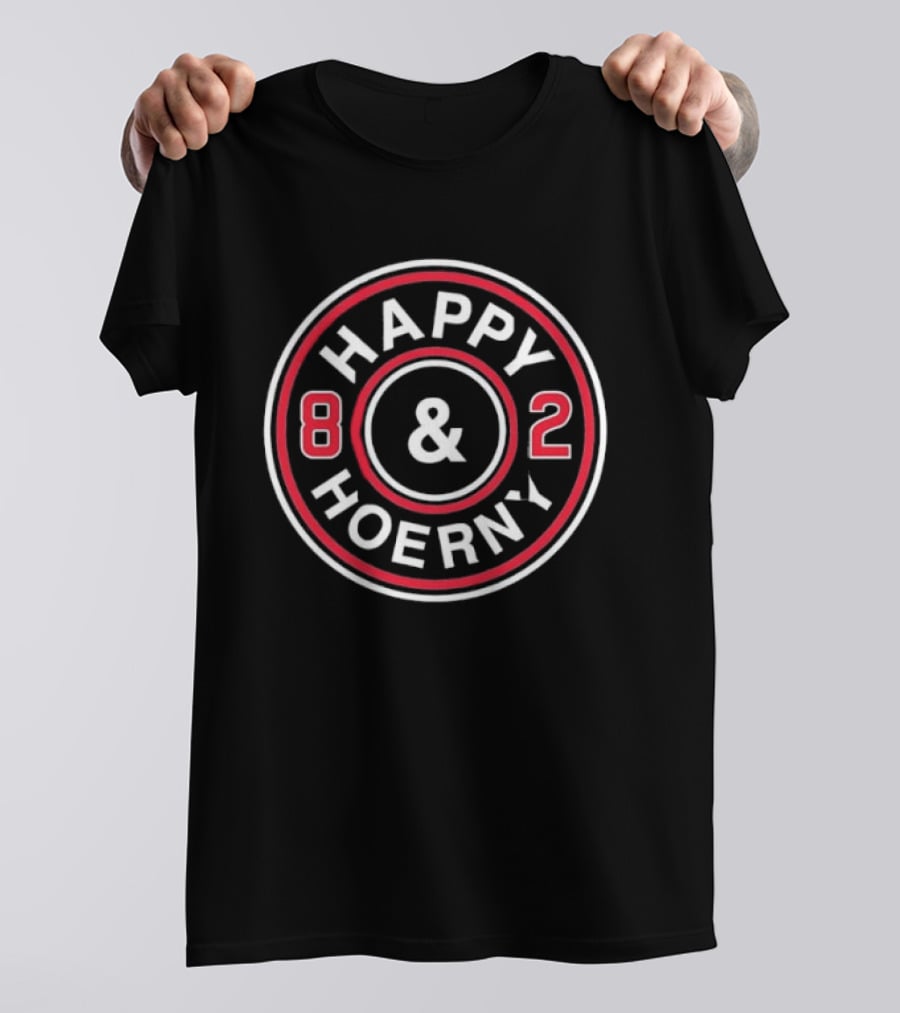 Happy Hoerny 82 Vintage Sports Inspired Circle T-Shirt