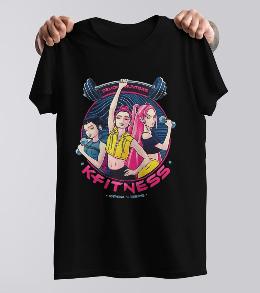 Demon Hunters Kpop Fitness Meme Kpop Reps T-Shirt