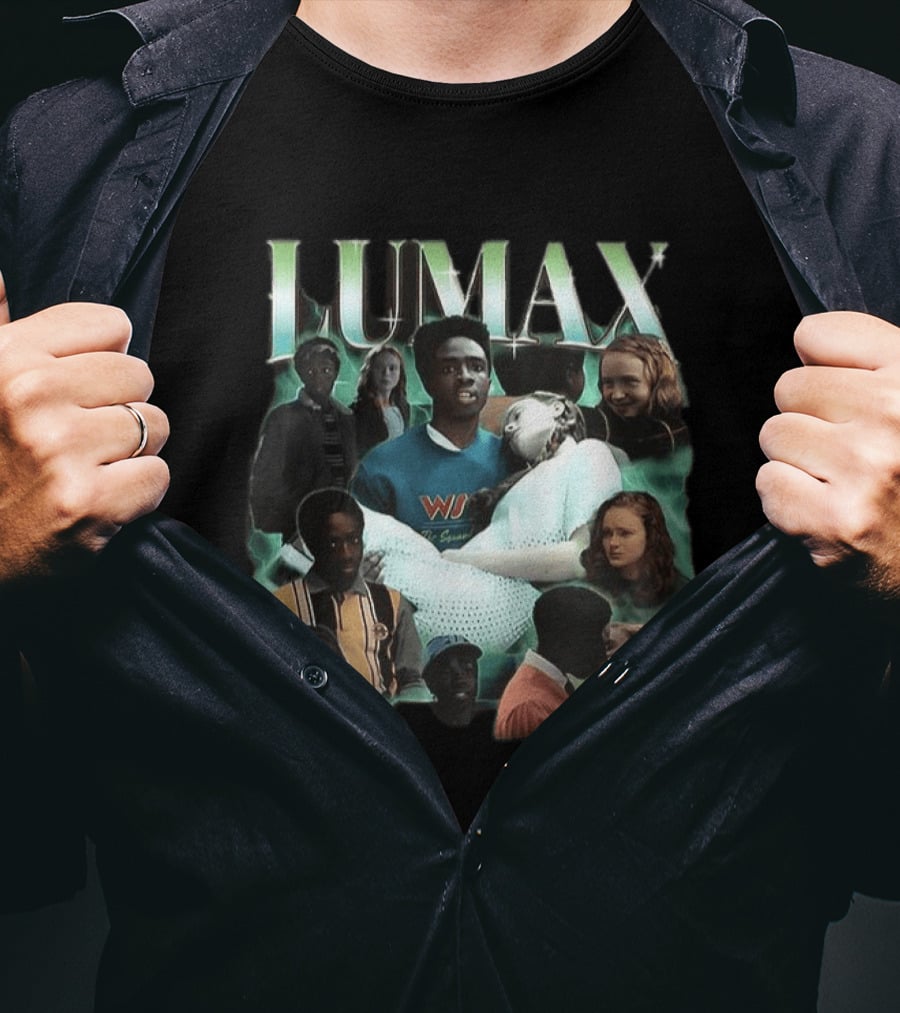 Lumax WJ Stranger Things Characters Collage T-Shirt
