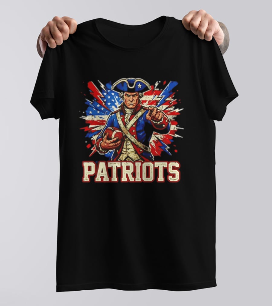 Patriots Revolutionary Football USA Flag T-Shirt