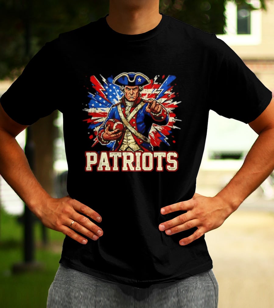 Patriots Revolutionary Football USA Flag T-Shirt