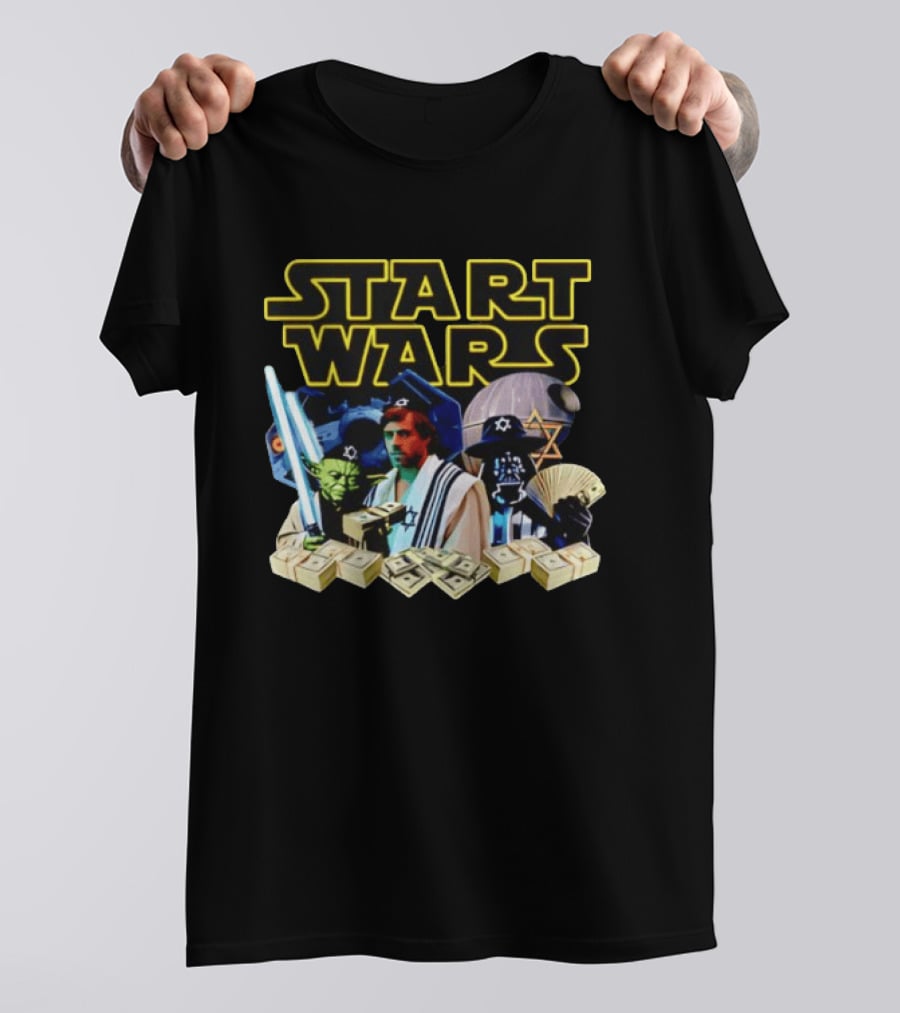 Start Wars Grinch Characters Dollar Yoda Vader Luke Money T-Shirt