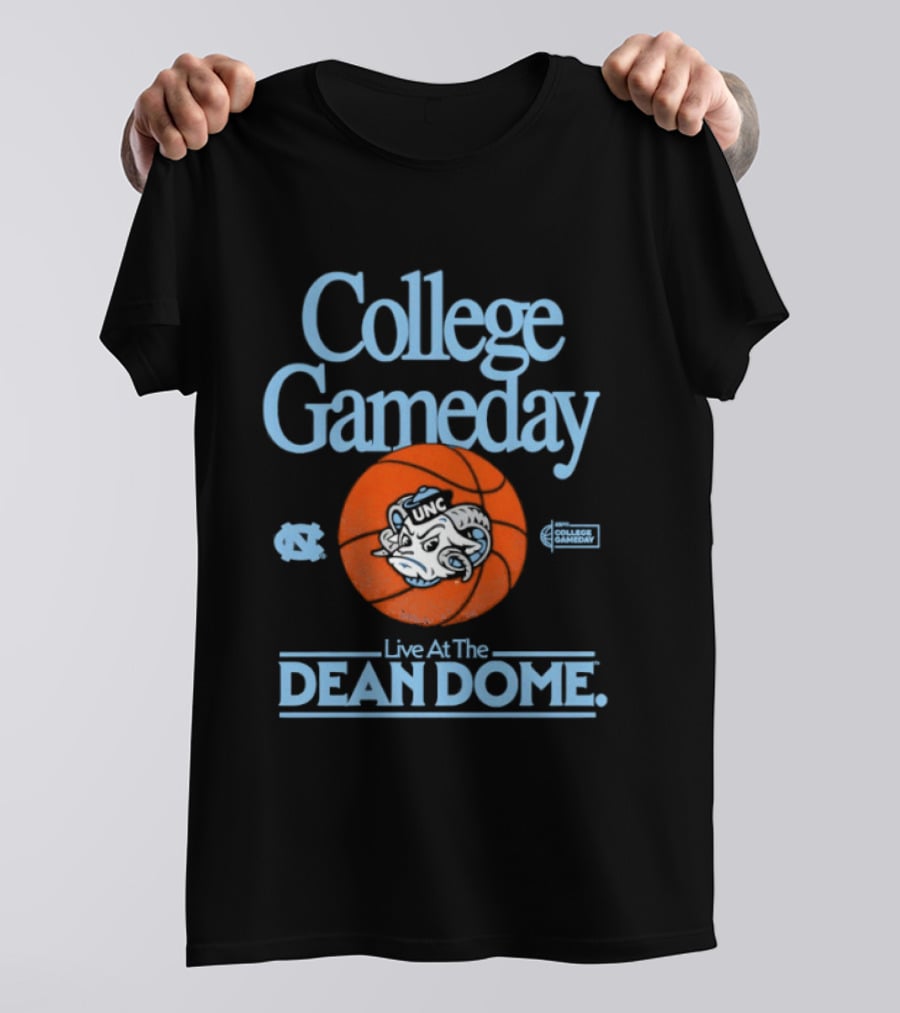 North Carolina Tar Heels College Gameday Live At The Dean Dome T-Shirt