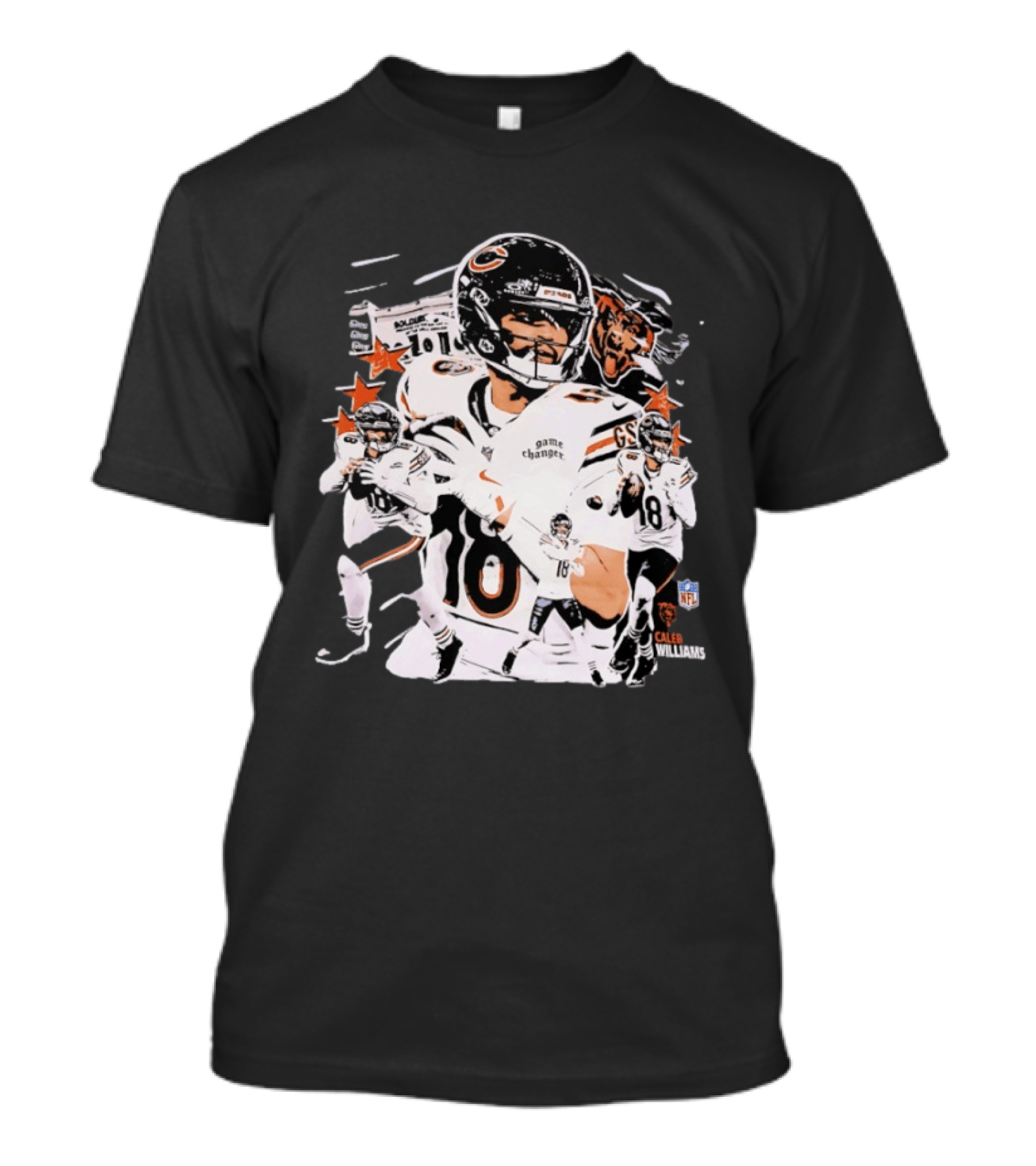 Caleb Williams Chicago Bears Game Changer NFL Soldier Field Bears T-Shirt