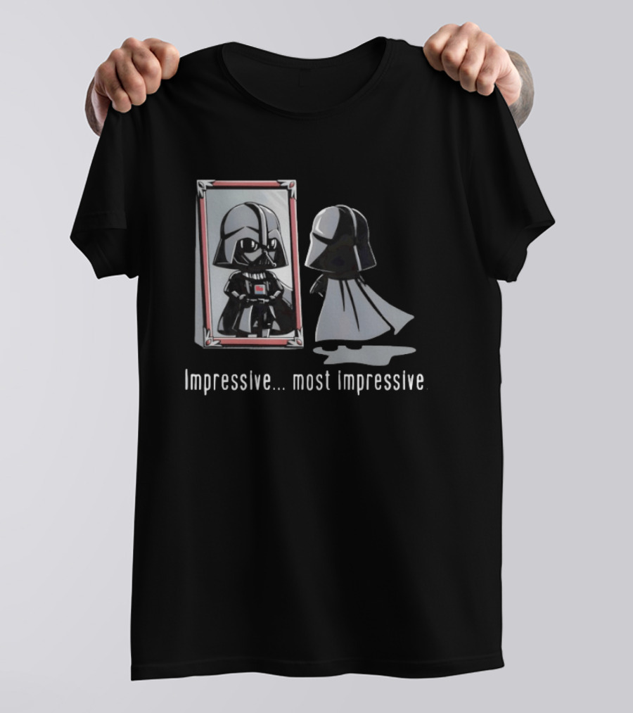 Impressive Most Impressive Darth Vader Mirror Reflection T-Shirt