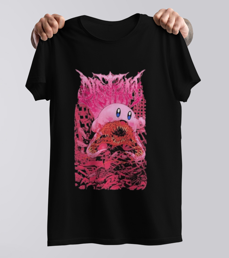 Distant Devourer Kirby Cosmic Horror Crossover Collage T-Shirt