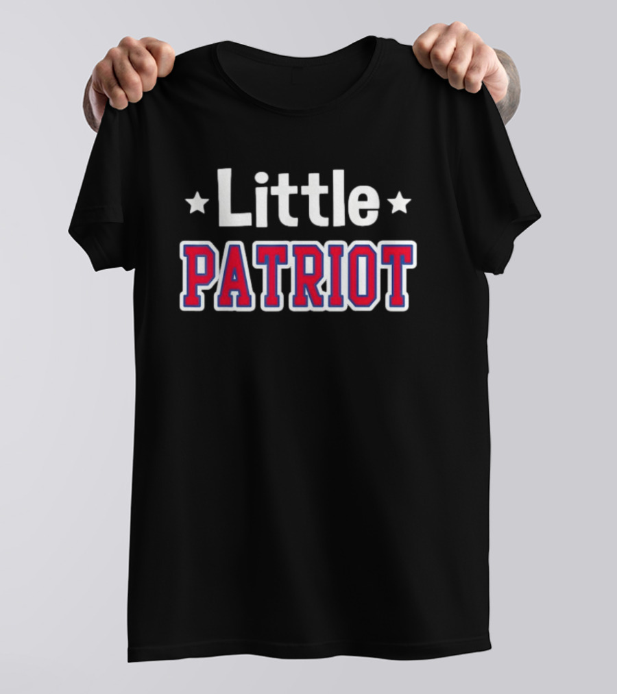 Little Patriot Star Shape T-Shirt