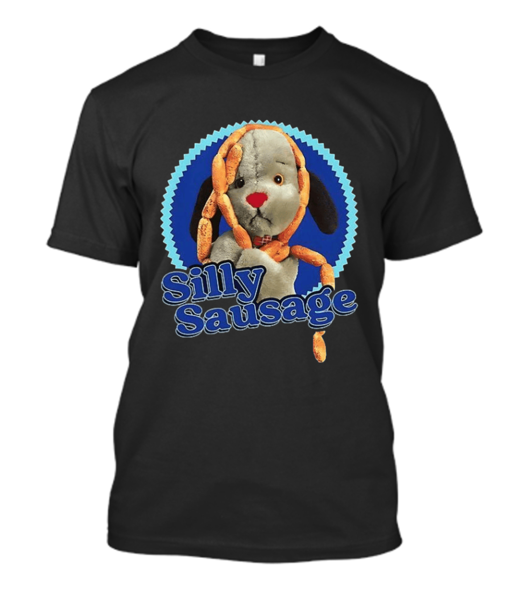 Silly Sausage Sooty Sweep Character Humor T-Shirt