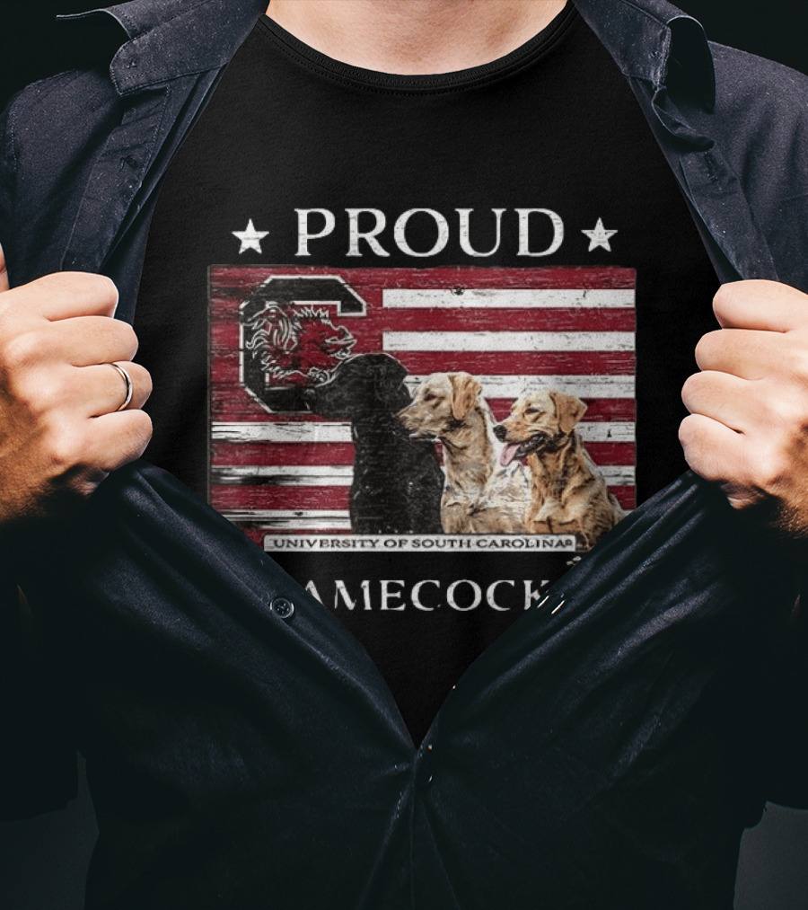 University Of South Carolina Proud Gamecocks Labs T-Shirt